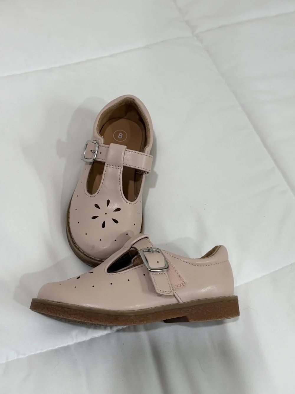 Cat & Jack Toddler T-Strap Dress Shoes - Blush Pink